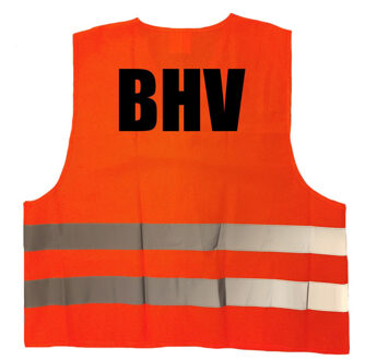 Bellatio Decorations BHV vestje / hesje oranje met reflecterende strepen voor volwassenen