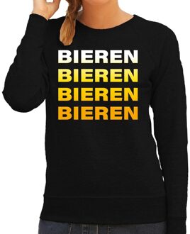 Bellatio Decorations Bieren bieren bieren bieren sweater zwart voor dames 2XL