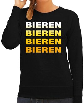 Bellatio Decorations Bieren bieren bieren bieren sweater zwart voor dames