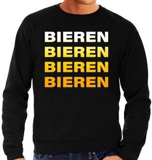 Bellatio Decorations Bieren bieren bieren bieren sweater zwart voor heren