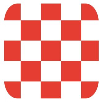 Bellatio Decorations Bierviltjes Brabant - 30x stuks - brabantse vlag - thema - dubbelzijdig