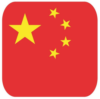 Bellatio Decorations Bierviltjes China - 15x stuks - vierkant - landenthema - 9 x 9 cm - onderzetter Multi