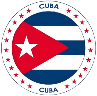 Bellatio Decorations Bierviltjes Cuba - 25x stuks - landenthema - versiering - onderzetter