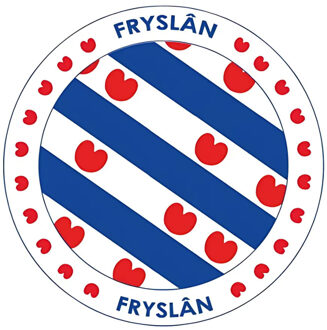 Bellatio Decorations Bierviltjes Friesland - 25x stuks - thema - versiering - onderzetter