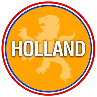 Bellatio Decorations Bierviltjes Holland - 25x stuks - nederland - versiering - onderzetter