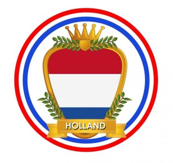 Bellatio Decorations Bierviltjes Holland wapen thema print