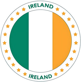 Bellatio Decorations Bierviltjes Ierland - 25x stuks - landenthema - versiering - onderzetter