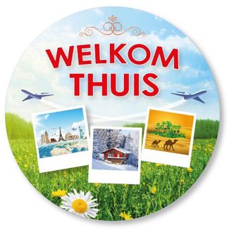 Bellatio Decorations Bierviltjes in welkom thuis thema Multi