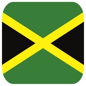 Bellatio Decorations Bierviltjes Jamaicaanse vlag vierkant 15 st