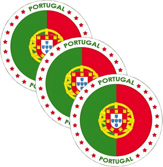 Bellatio Decorations Bierviltjes Portugal - 75x stuks - landenthema - versiering - onderzetter