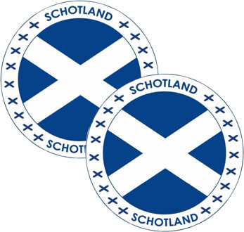 Bellatio Decorations Bierviltjes Schotland - 50x stuks - landenthema - versiering - onderzetter