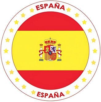 Bellatio Decorations Bierviltjes Spanje - 25x stuks - landenthema - versiering - onderzetter