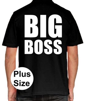 Bellatio Decorations BIG Boss grote maten poloshirt zwart voor heren 3XL