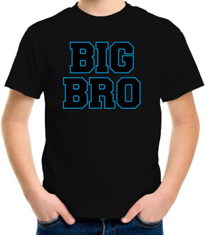 Bellatio Decorations Big bro grote broerkado shirt voor jongens / kinderen zwart XS (110-116)