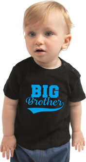 Bellatio Decorations Big brother cadeau t-shirt zwart peuters / jongens 92 (11-24 maanden)