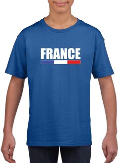 Bellatio Decorations Blauw Frankrijk supporter t-shirt voor kinderen