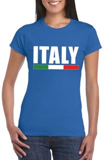 Bellatio Decorations Blauw Italie supporter shirt dames 2XL