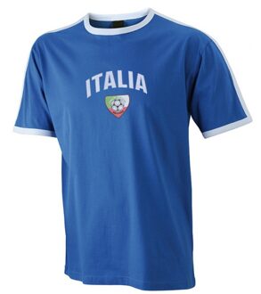 Bellatio Decorations Blauw voetbalshirt italie heren 2xl