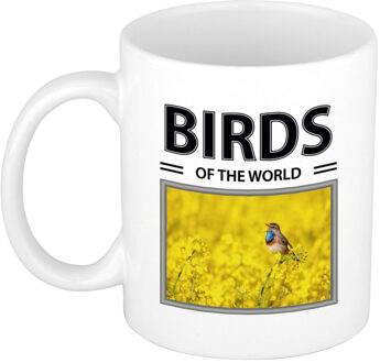 Bellatio Decorations Blauwborst vogels mok met dieren foto birds of the world