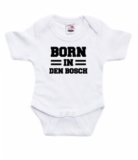 Bellatio Decorations Born in Den Bosch cadeau baby rompertje wit jongen/meisje 68 (4-6 maanden)