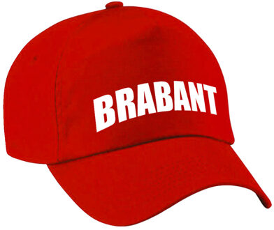 Bellatio Decorations Brabant pet/cap rood volwassenen - Verkleedhoofddeksels