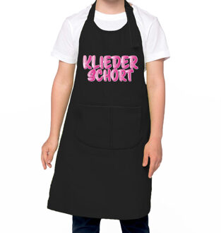 Bellatio Decorations Cadeau knutsel/kook schort - kliederschort - zwart - kinderschort - jongen/meisje Fuchsia