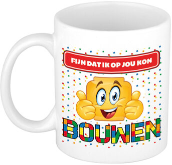 Bellatio Decorations Cadeau koffiemok voor collega/werknemer - bedankt - afscheidscadeau - pensioen - feest mokken Rood