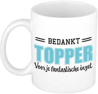 Bellatio Decorations Cadeau koffiemok voor collega/werknemer - bedankt topper - afscheidscadeau - pensioen kado