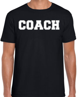 Bellatio Decorations Cadeau t-shirt voor heren - coach - zwart - bedankje - verjaardag 2XL