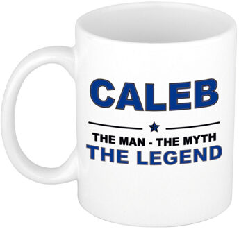 Bellatio Decorations Caleb The man, The myth the legend cadeau koffie mok / thee beker 300 ml