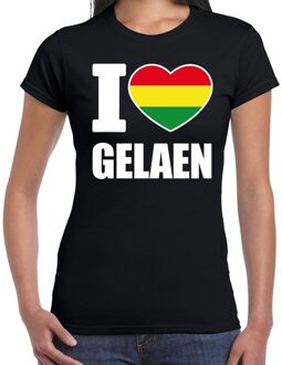 Bellatio Decorations Carnaval I love Gelaen t-shirt zwart voor dames
