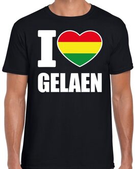 Bellatio Decorations Carnaval I love Gelaen t-shirt zwart voor heren 2XL