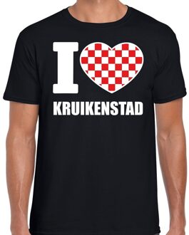 Bellatio Decorations Carnaval I love Kruikenstad t-shirt zwart voor heren