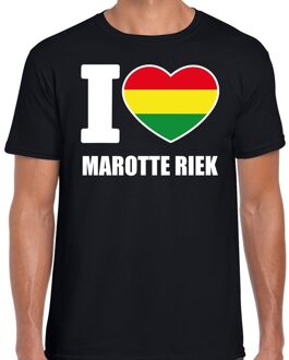 Bellatio Decorations Carnaval I love Marotte Riek t-shirt zwart voor heren 2XL