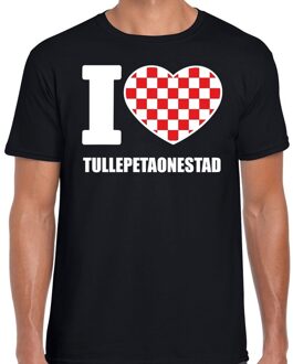 Bellatio Decorations Carnaval I love Tullepetaonestad t-shirt zwart voor heren