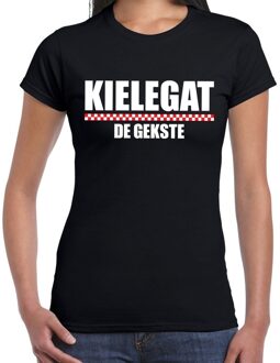 Bellatio Decorations Carnaval Kielegat de gekste t-shirt zwart voor dames 2XL