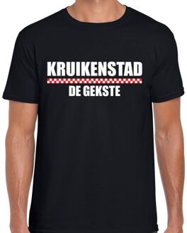 Bellatio Decorations Carnaval Kruikenstad de gekste t-shirt zwart voor heren 2XL