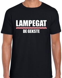 Bellatio Decorations Carnaval Lampegat de gekste t-shirt zwart voor heren 2XL