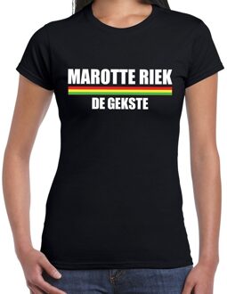 Bellatio Decorations Carnaval Marotte Riek de gekste t-shirt zwart voor dames 2XL