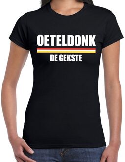 Bellatio Decorations Carnaval Oeteldonk de gekste t-shirt zwart voor dames 2XL