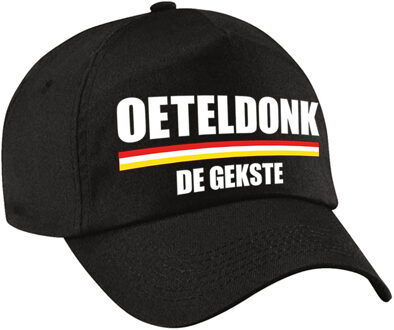 Bellatio Decorations Carnaval pet / cap Den Bosch / Oeteldonk de gekste zwart voor dames en heren - Verkleedhoofddeksels