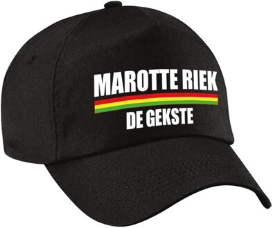 Bellatio Decorations Carnaval pet / cap Sittard / Marotte riek de gekste zwart voor dames en heren - Verkleedhoofddeksels