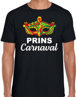 Bellatio Decorations Carnaval t-shirt prins carnaval / Limburg zwart voor heren - carnaval fun t-shirt 2XL