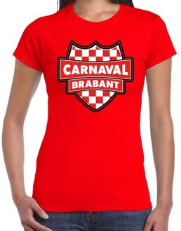 Bellatio Decorations Carnaval verkleed t-shirt Brabant rood voor voor dames 2XL