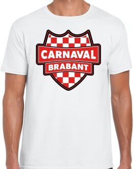 Bellatio Decorations Carnaval verkleed t-shirt - Brabant - wit - heren - Brabantse feest verkleedkleding