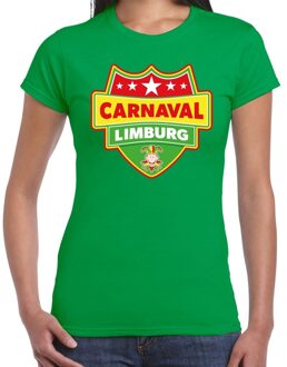 Bellatio Decorations Carnaval verkleed t-shirt Limburg groen voor dames 2XL