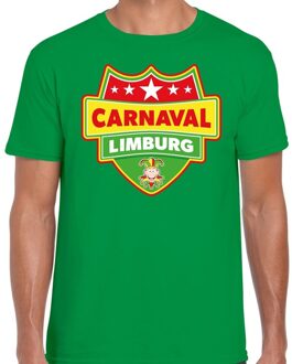 Bellatio Decorations Carnaval verkleed t-shirt Limburg groen voor heren