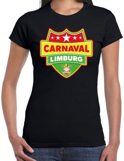 Bellatio Decorations Carnaval verkleed t-shirt Limburg zwart voor dames