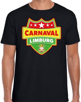 Bellatio Decorations Carnaval verkleed t-shirt Limburg zwart voor heren 2XL