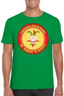 Bellatio Decorations Carnavalsvereniging De Harde Plasser Limburg heren t-shirt groen